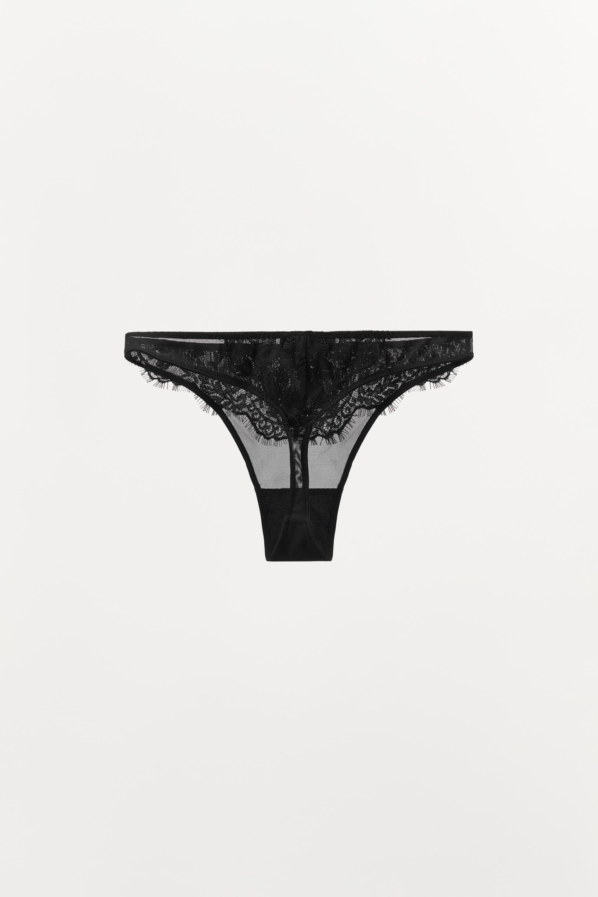 MESH LACE THONG